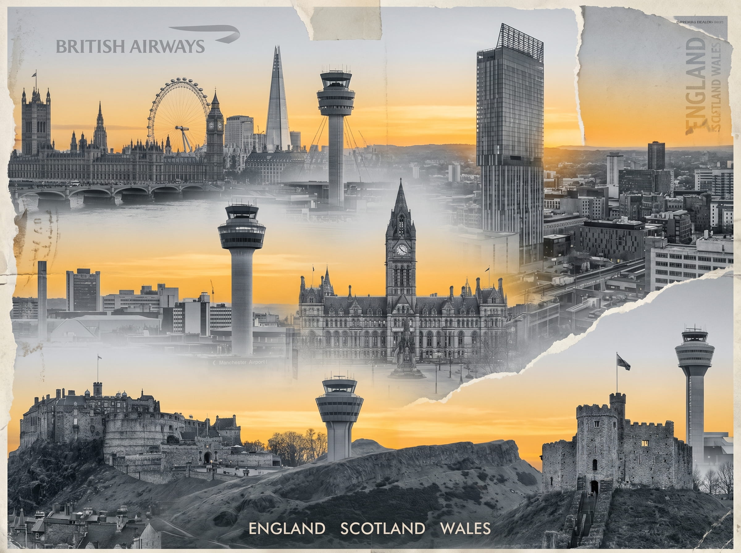 UK cities and landmarks — England, Scotland and Wales taxi coverage